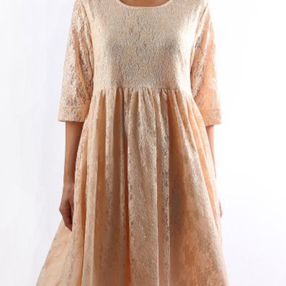 Madeleine Maternity Studio 18 Blush Lace Ginny Dress